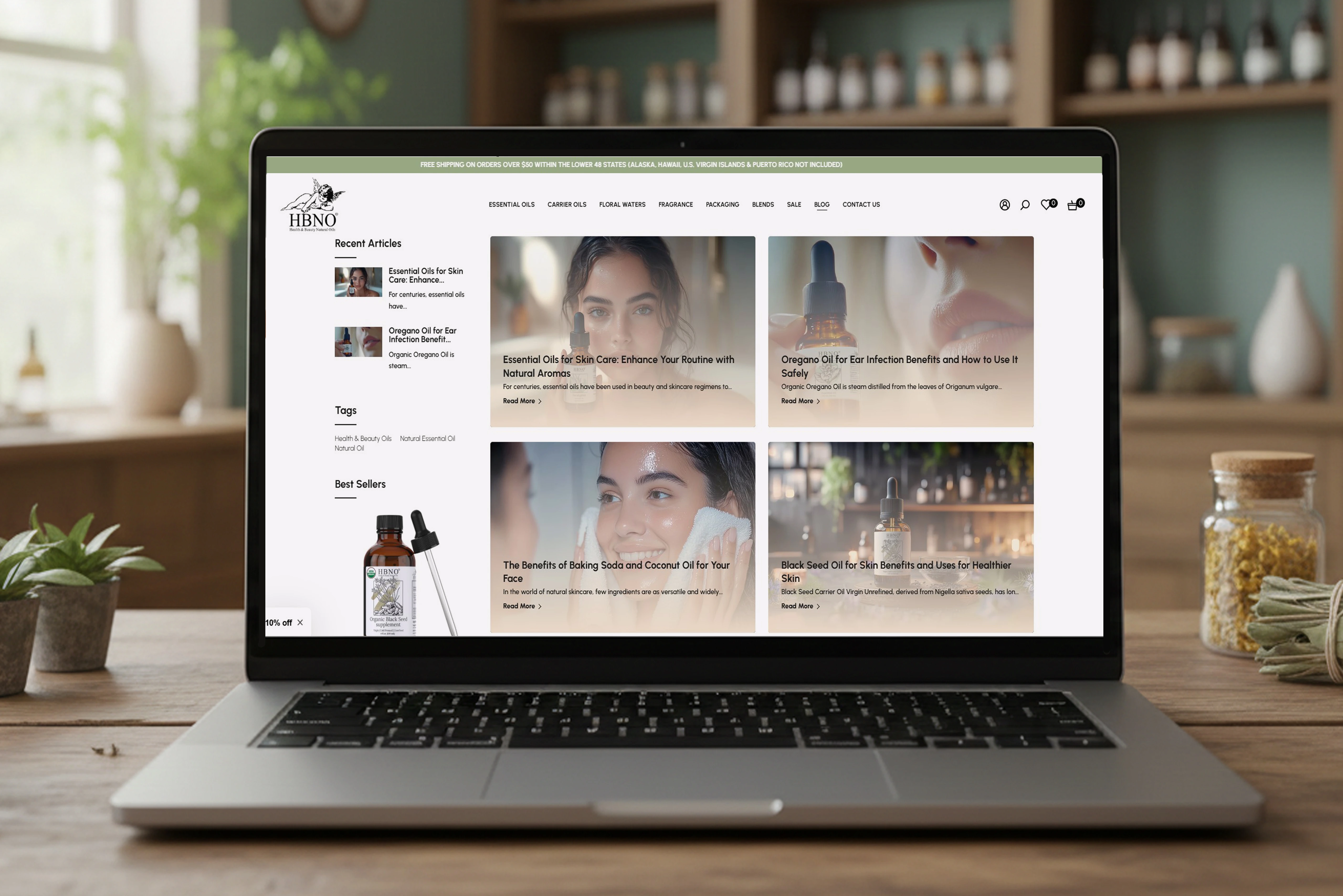 HBNO - Transforming a Traditional Essential Oils Manufacturer into a Leading E-commerce Powerhouse